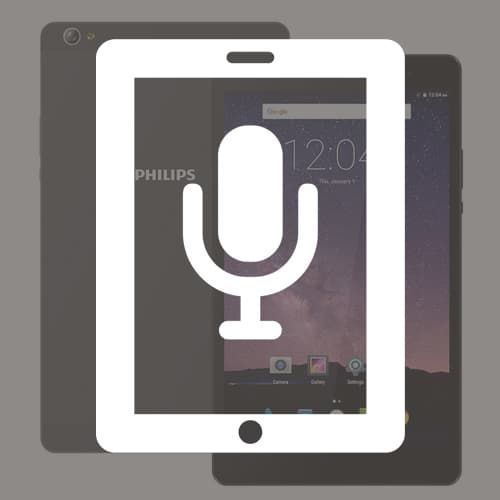 Замена микрофона в планшете Philips с гарантией